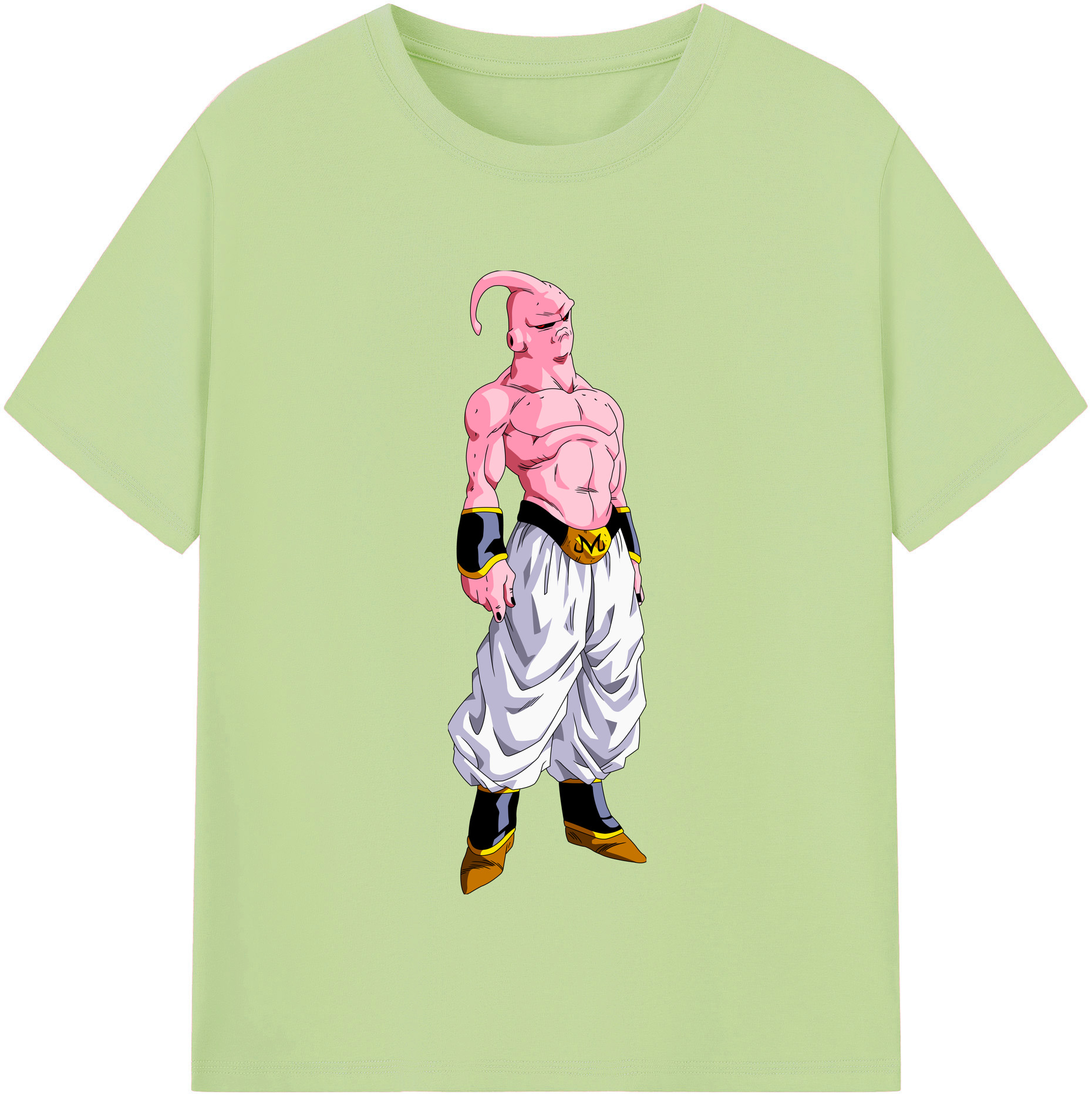 （画像用） ドラゴンボール 魔人ブウ DRAGON BALL Majin Buu 綿100％半袖Tシャツ（フロントプリント）